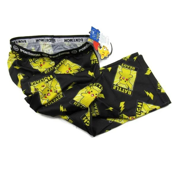 Pokemon Pikachu Battle Ready/High Voltage Boy's Sleep Pants Size Small (4/5) New - Picture 3 of 3